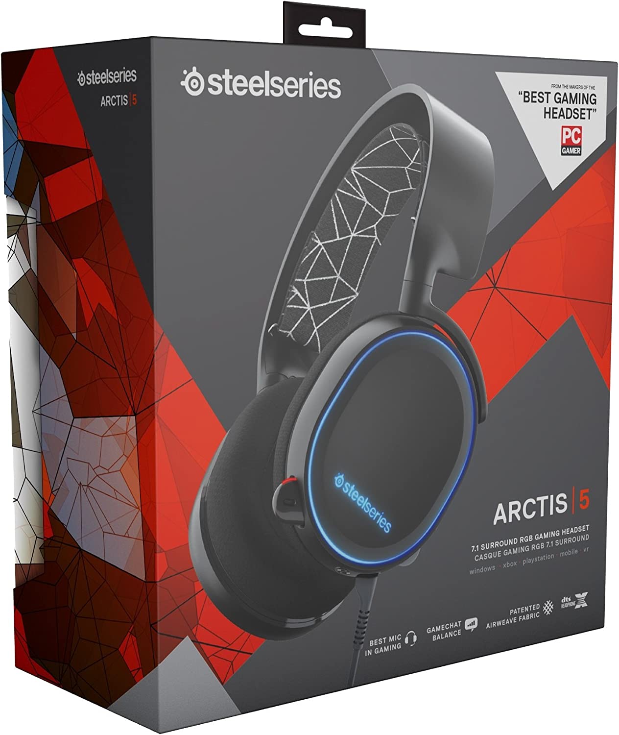 SteelSeries Arctis 5 - RGB Illuminated Gaming Headset