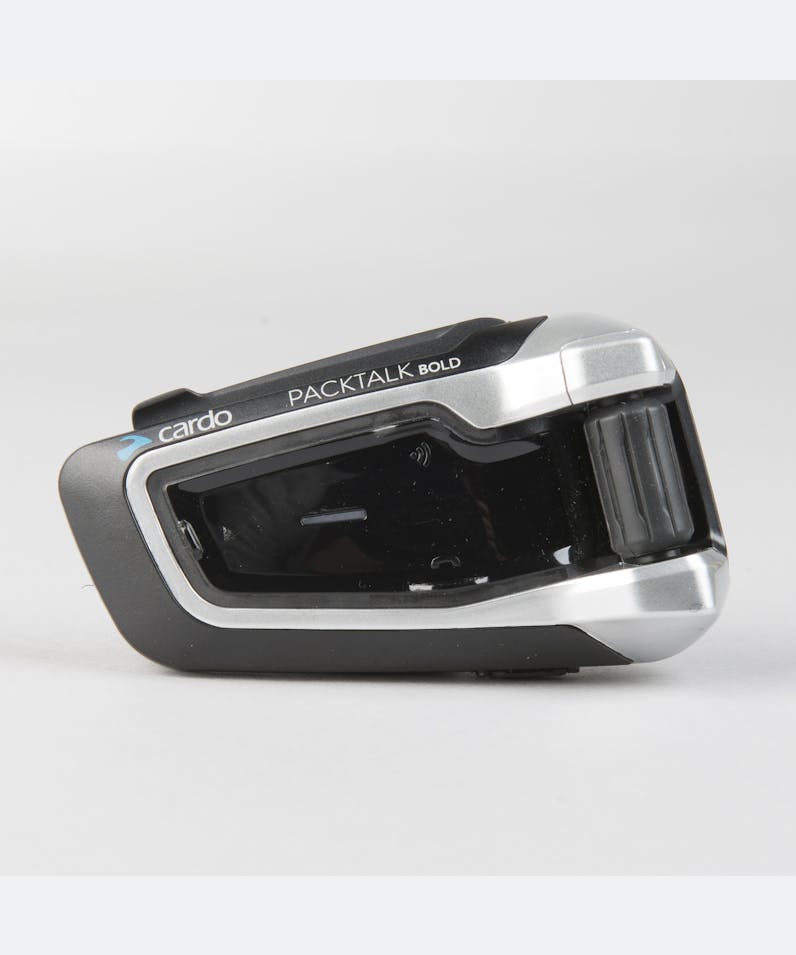 Cardo Packtalk Bold Duo Motorcycle Intercom System - Premium JBL Audio Communication (2-Pack)