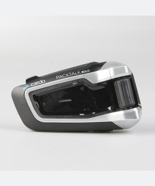 Cardo Packtalk Bold Duo Motorcycle Intercom System - Premium JBL Audio Communication (2-Pack)
