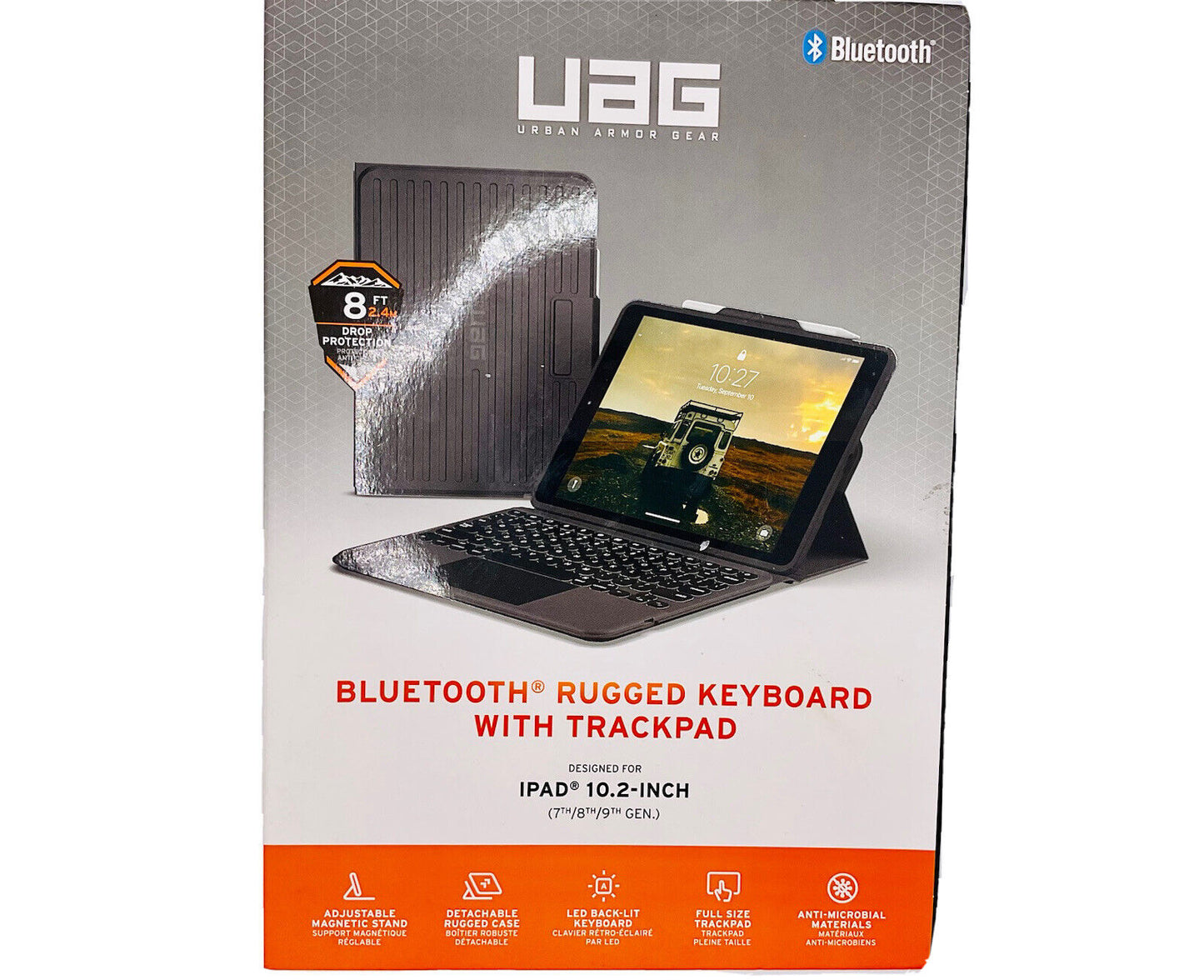 URBAN ARMOR GEAR UAG Designed for iPad 10.2 iPad 9th Generation Case with Keyboard