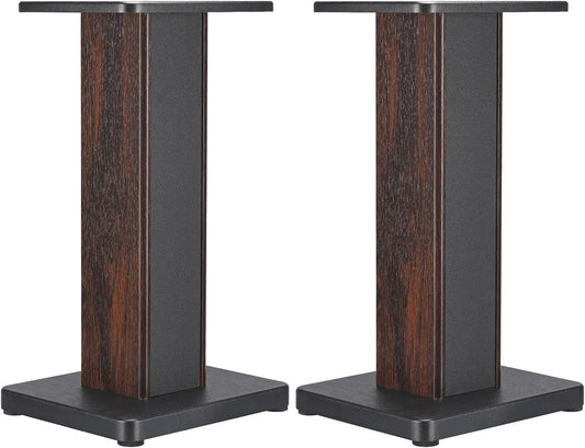MECCANIXITY Premium Wood Speaker Stands 19.7" - Professional Audio Setup (2-Pack)